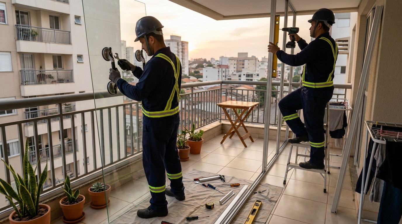 Divisórias em Vidro no Jardim Monte Líbano, Campo Grande‑MS