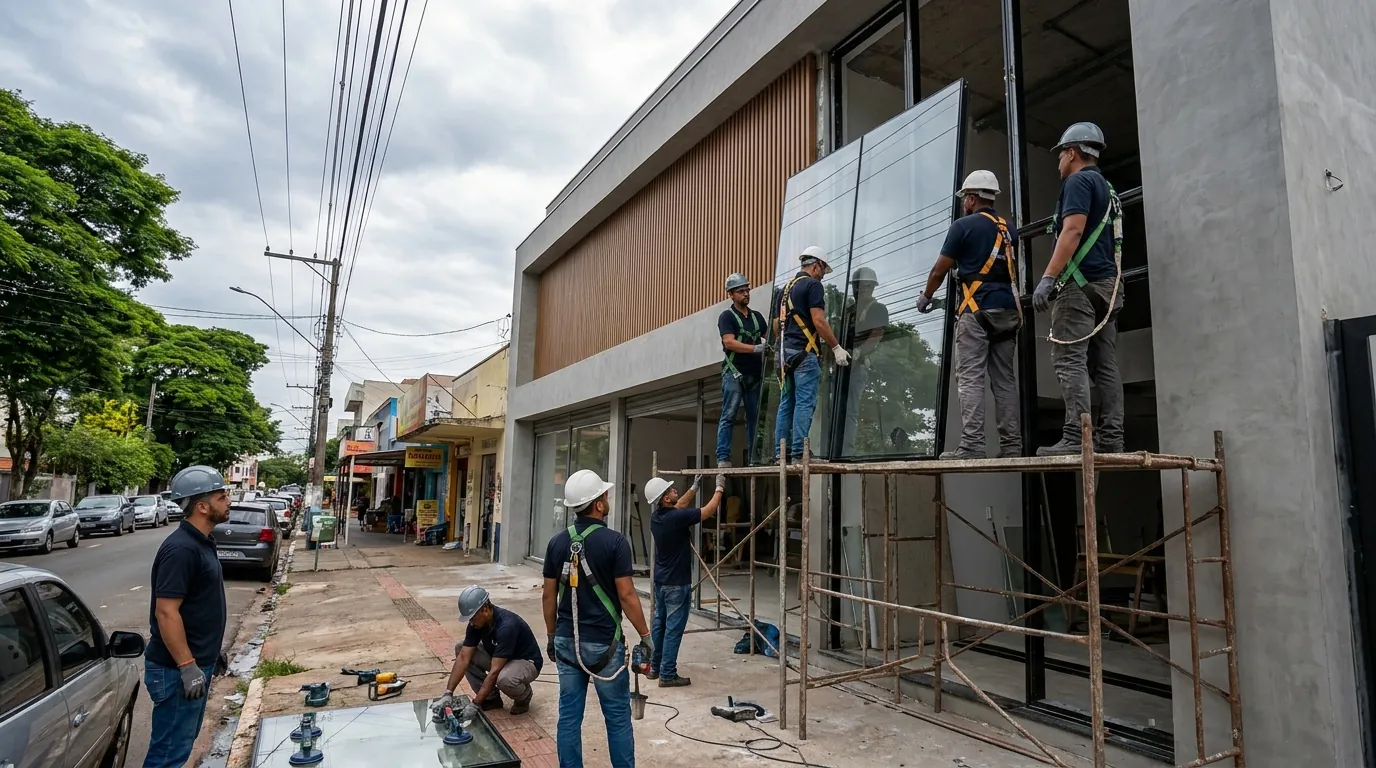Fachada de Vidro em Campo Grande‑MS