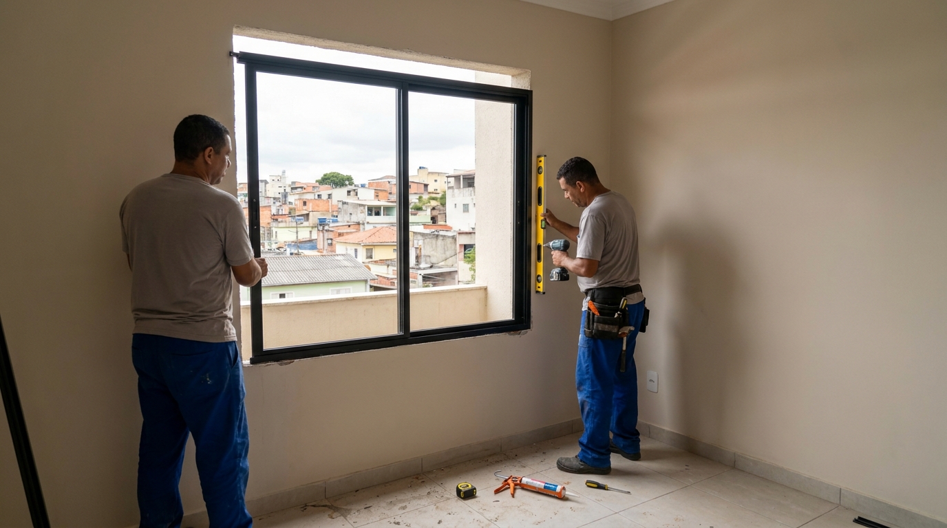 Fechamento de Ambientes na Jardim Bela Vista, Campo Grande‑MS
