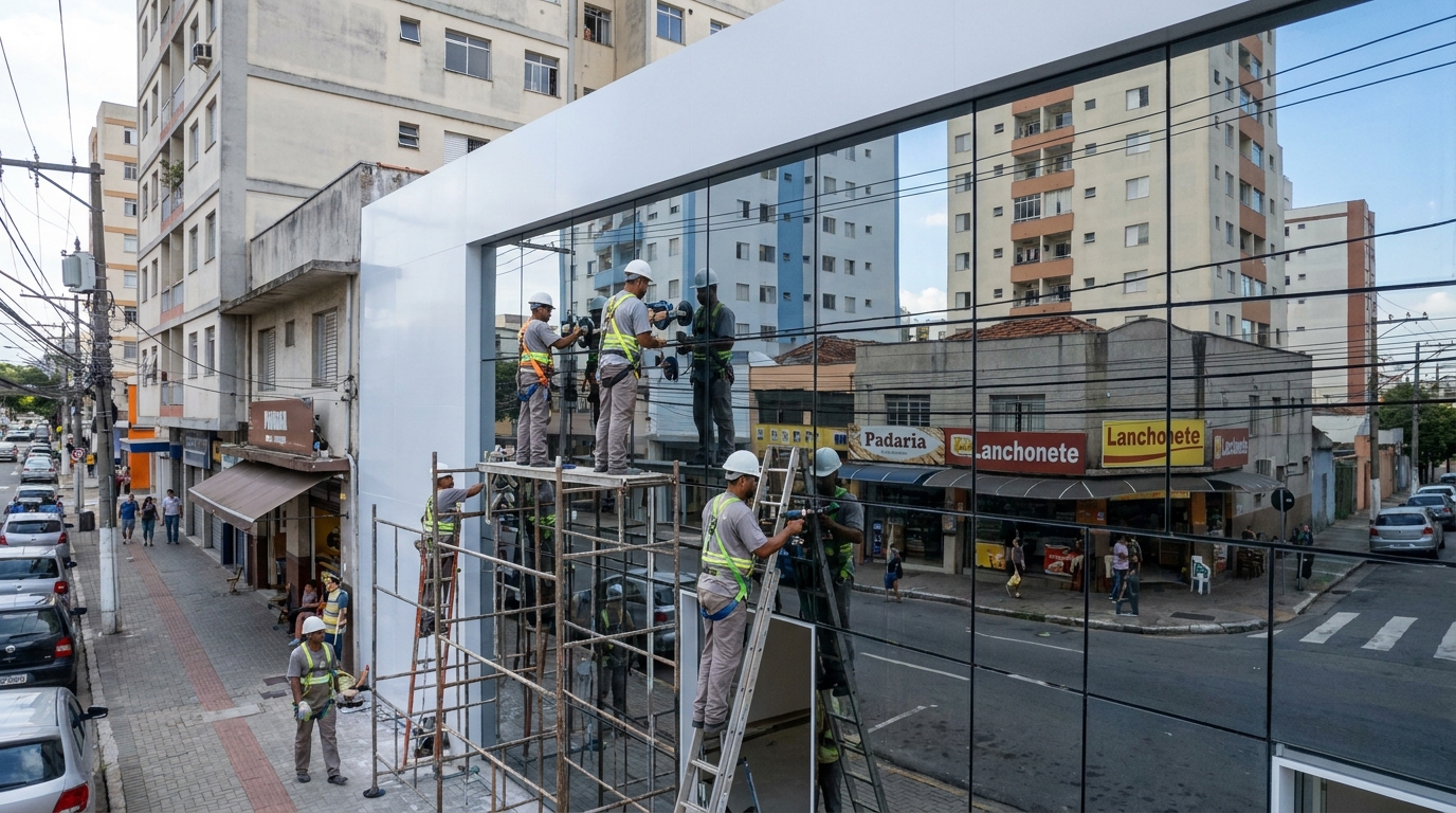 Fechamentos em Vidro no Leblon, Campo Grande‑MS
