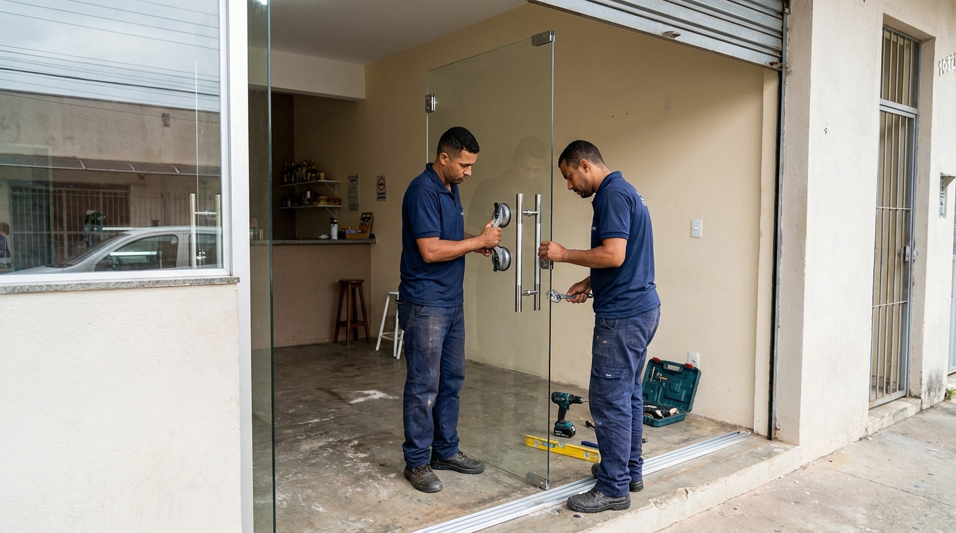 Portas em Vidro no Centenário, Campo Grande‑MS