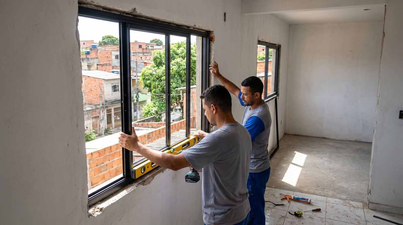 Produção de Portas e Janelas na Jardim Bela Vista, Campo Grande‑MS