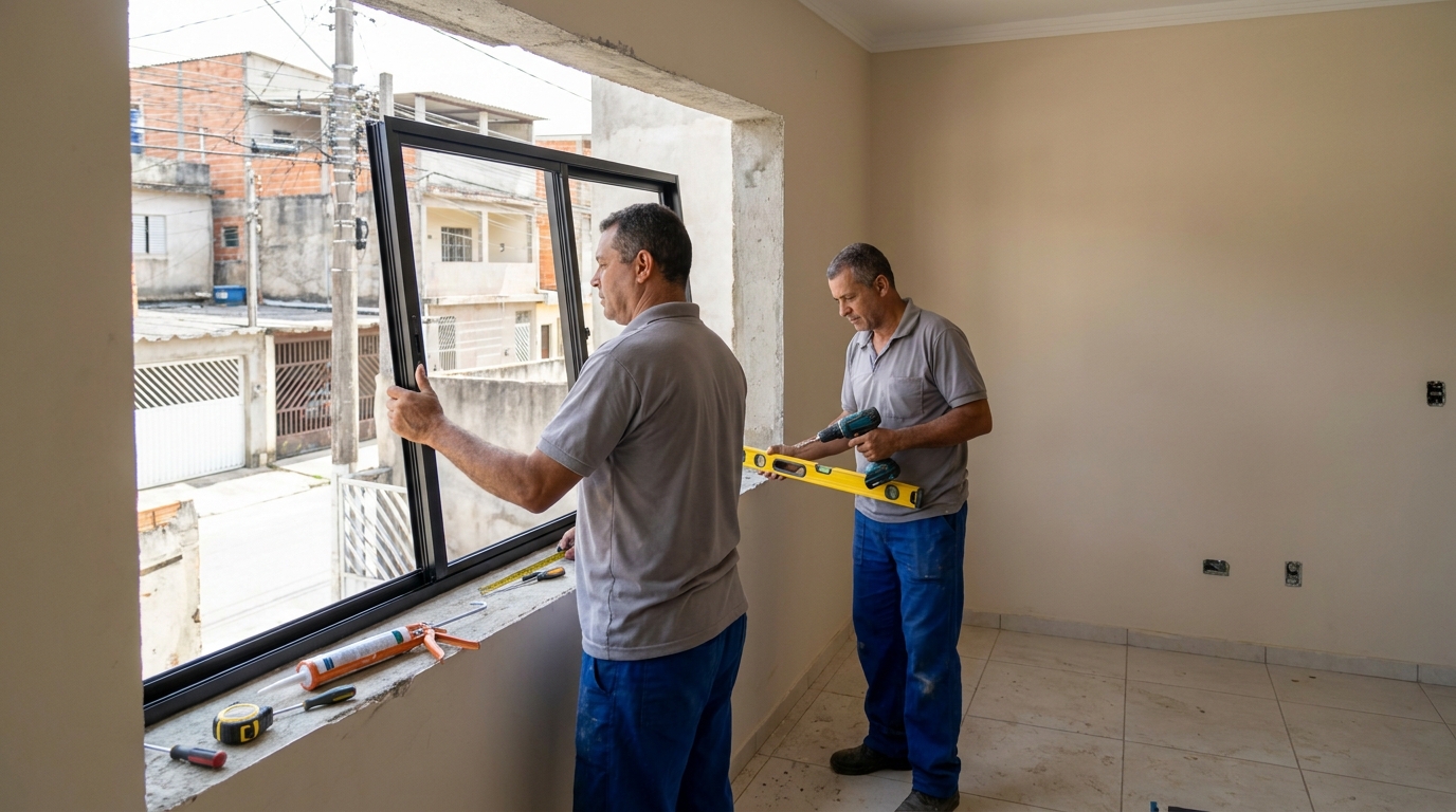 Esquadrias de Alumínio na Jardim Bela Vista, Campo Grande‑MS